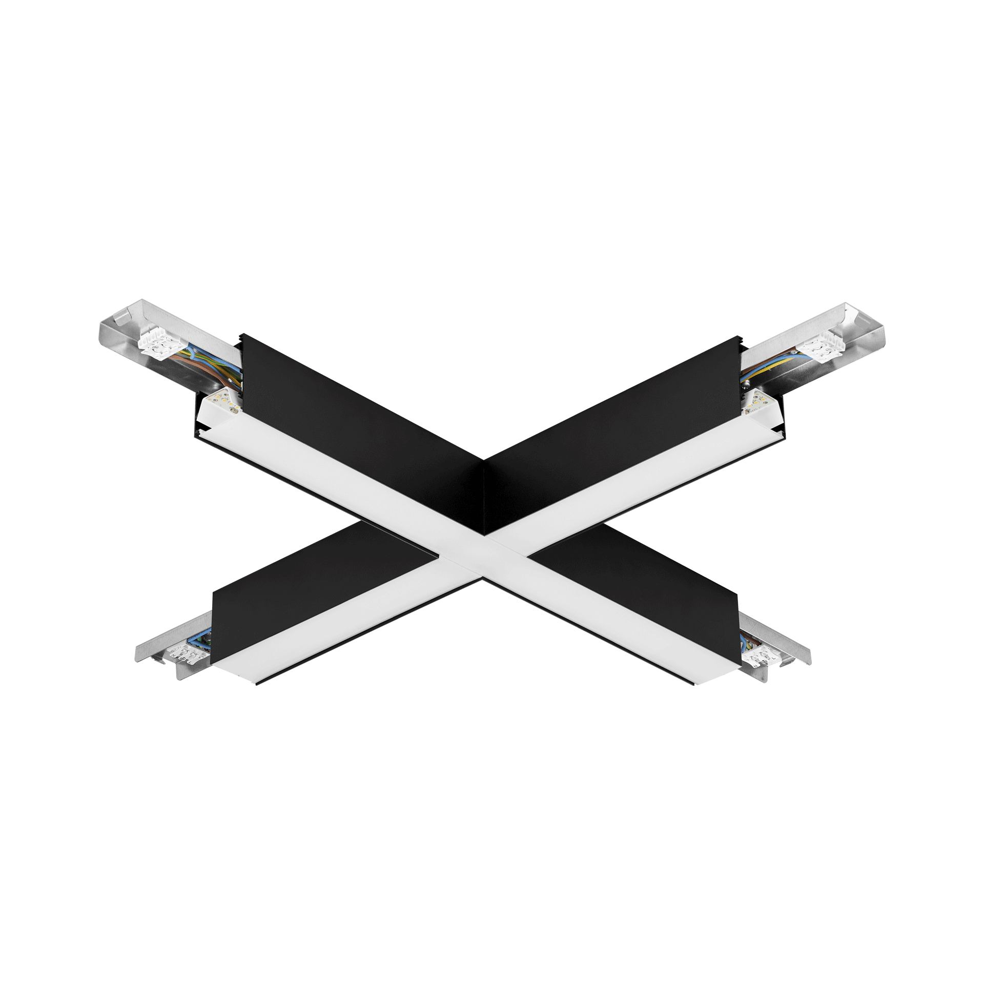 Baris 52 LED Łączniki-X-CZARNY