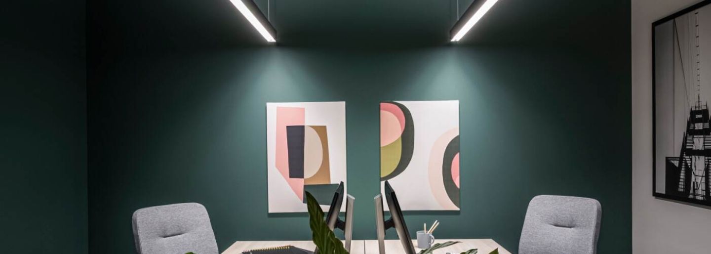 Lena Lighting oswietlenie biura lampami led