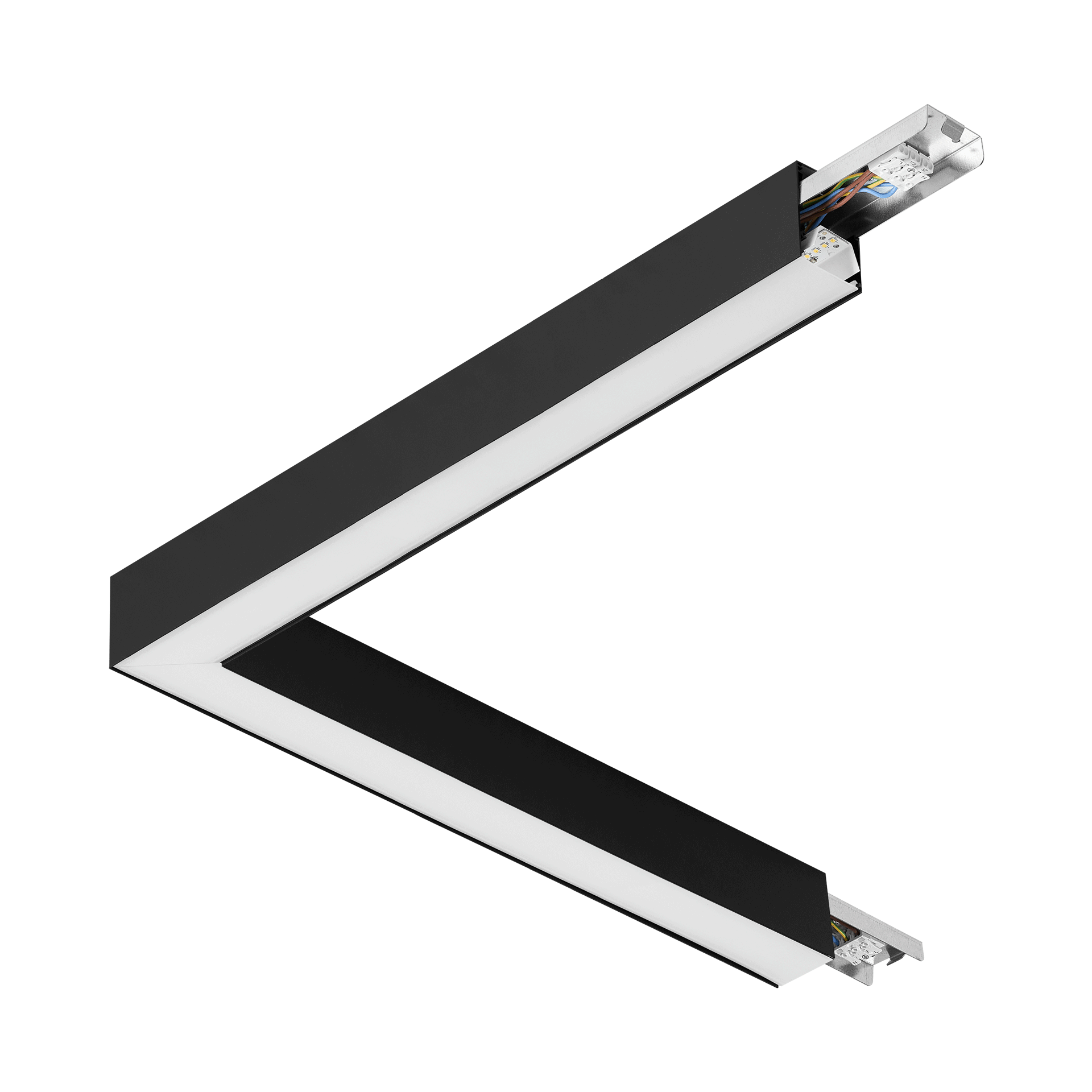 Baris 52 LED Łączniki-L-CZARNY