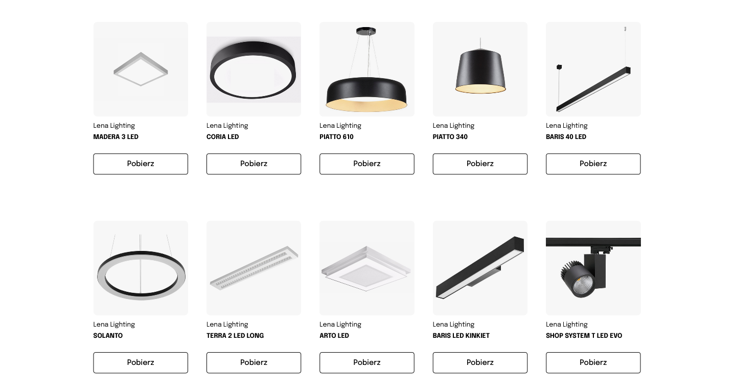 Lena Lighting zrzut ekranu z bimobject