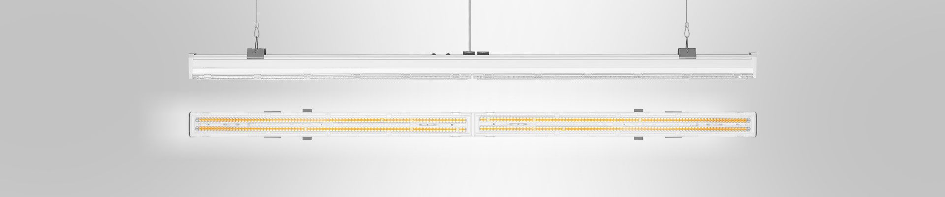 570 metrów linii świetlnych Linea S LED w zakładzie przetwórstwa drewna w Niemczech 